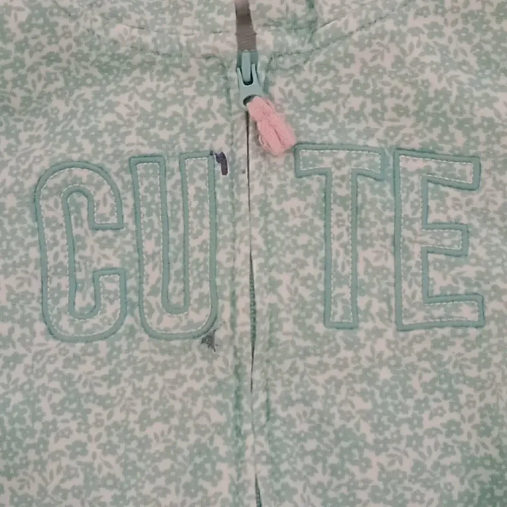 Carter's 24 a month cutie jacket hoodie zipper